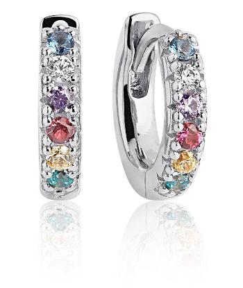 Sif Jakobs Cercei rotunzi atemporali cu zirconiu cubic ElleraSJ-E1066-CZ 1,4 cm