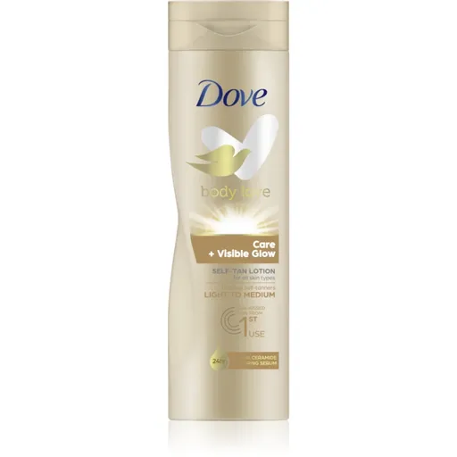 Dove Care & Visible Glow lotiune autobronzanta culoare Fair 250 ml