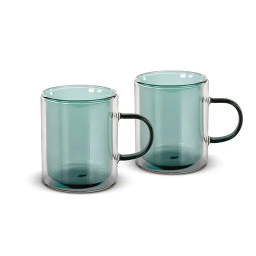 Lamart LT9122 Set de 2 pahare Tea Vaso, 350 ml,verde, verde