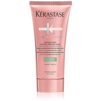 Kérastase Chroma Absolu Masque Vert Chroma Neutralisant corector de păr pentru neutralizarea tonurilor de roșu 150 ml