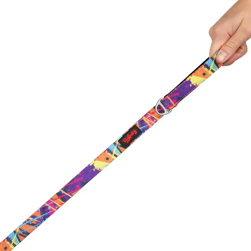 Lesă pentru câini, Paws & Whiskers, Splash Small, Poliester, Multicolor