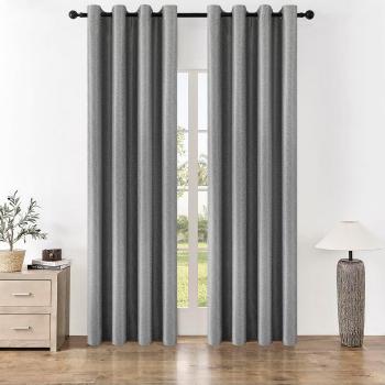 Draperie 4Home blackout Stripe gri , 150 x 250 cm, gri