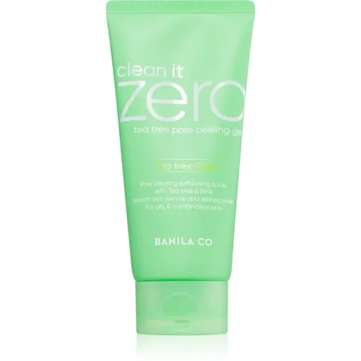Banila Co. clean it zero Tea Tree Pore Peeling Gel gel calmant si exfoliant pentru pori dilatati 120 ml