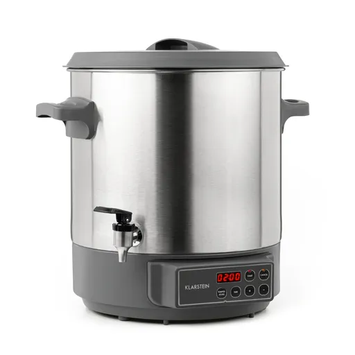 Klarstein Lady Marmalade, fierbător și aparat de conservare, recipient pentru băuturi, 27L, 100 ° C, 12h, oțel inoxidabil