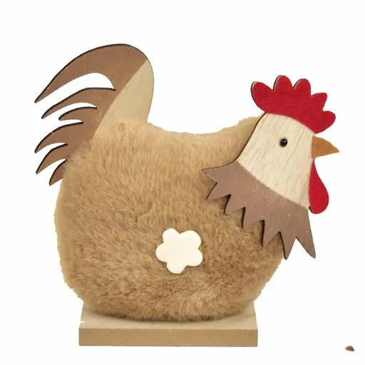 Decorațiuni de Paște Găinușă de pluș, 15 x 14 x 3cm