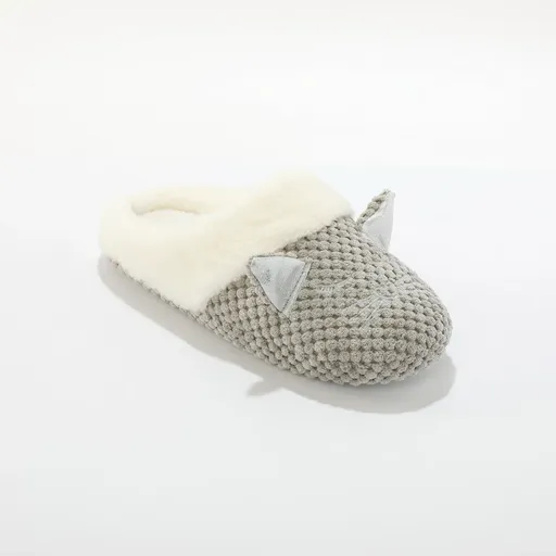 Papuci de casă pisică cu urechi 2D