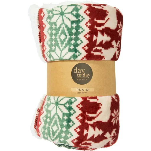 Pătură din imitație blăniță Festive Reinder 160 x 130 cm