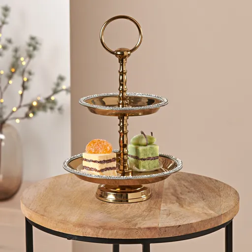 Etajeră cu 2 niveluri Diamant