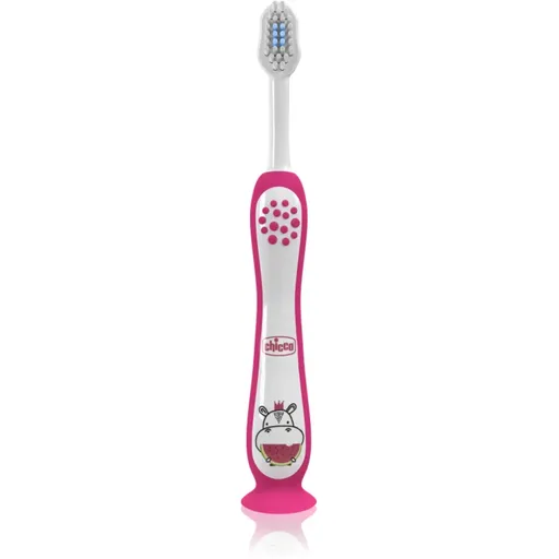 Chicco Toothbrush 3-6y+ perie de dinti pentru copii Hippo 1 buc