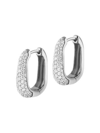 Guess Cercei decenți din argint cu cristale Nuances JSBE04502JWRHT/U