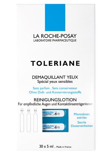 La Roche Posay Demachiant pentru ochi sensibili Toleriane 30 x 5 ml