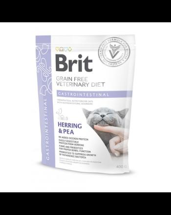 BRIT Veterinary Diets Cat Gastrointestinal 400 g Hrana veterinara pisici adulte cu tulburari gastrointestinale