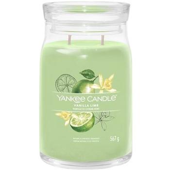 YANKEE CANDLE Signature sklo 2 knoty Vanilla Lime 567 g (5038581129051)