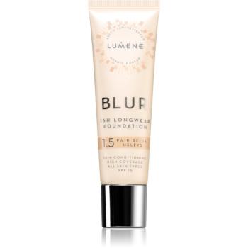 Lumene Blur 16h Longwear machiaj persistent SPF 15 culoare 1,5 Fair Beige 30 ml