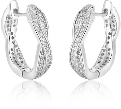 Beneto Cercei rotunzi de argint AGU1201