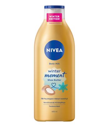 Nivea Lapte de corp hidratant cu unt de shea Winter Moment (Body Milk) 400 ml