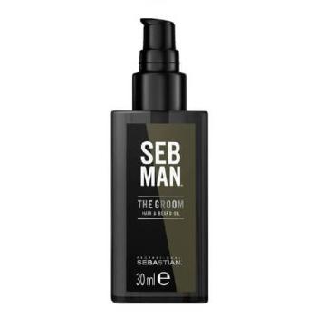 Sebastian Professional Ulei pentru păr si barbă SEB MAN The Groom ( Hair & Beard Oil) 30 ml