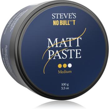 Steve's Hair Paste Medium gel modelator pentru coafura pentru barbati Sandalwood 100 g