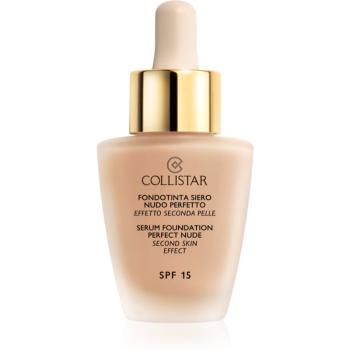 Collistar Serum Foundation Perfect Nude machiaj de stralucire pentru un look natural SPF 15 culoare 4 Sand 30 ml