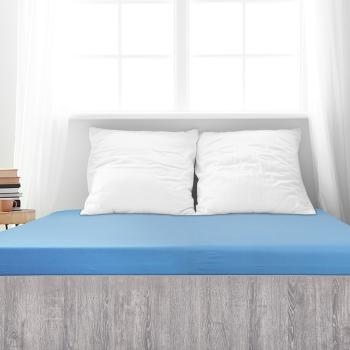 Cearșaf de pat 4Home Premium jersey albastru , 180 x 200 cm, albastru, 180 x 200 cm
