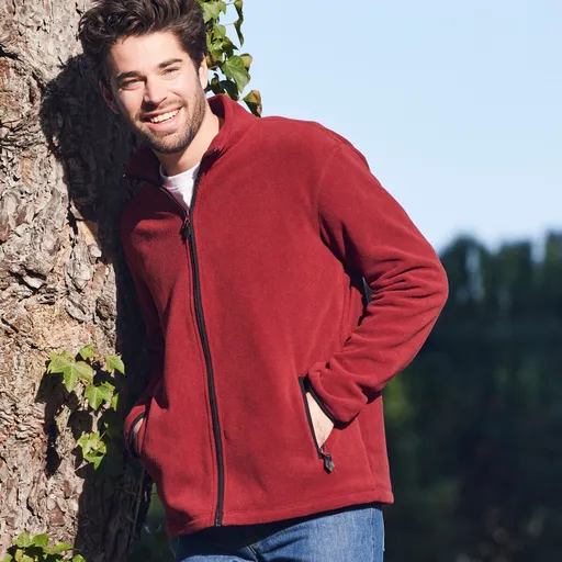 Hanorac cu fermoar, confecționat din microfleece