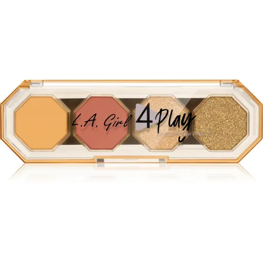 L.A. Girl Cosmetics 4 Play paletă cu farduri de ochi culoare Juicy 3.2 g