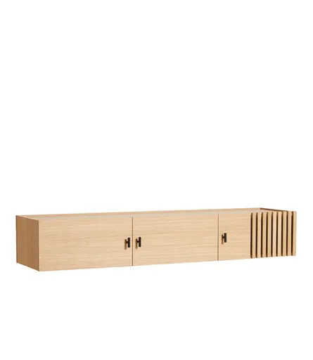 Comodă de perete "Array", 150 x 53 cm, 2 variante - Woud Variantă: stejar, deschis la culoare