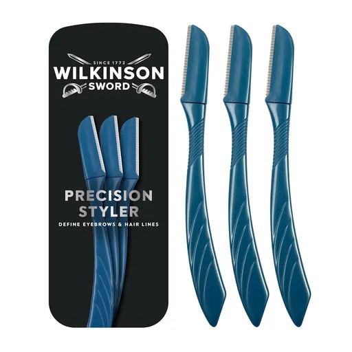 Wilkinson Sword Aparat pentru îndreptarea sprâncene și bărbii Precision Styler 3 buc