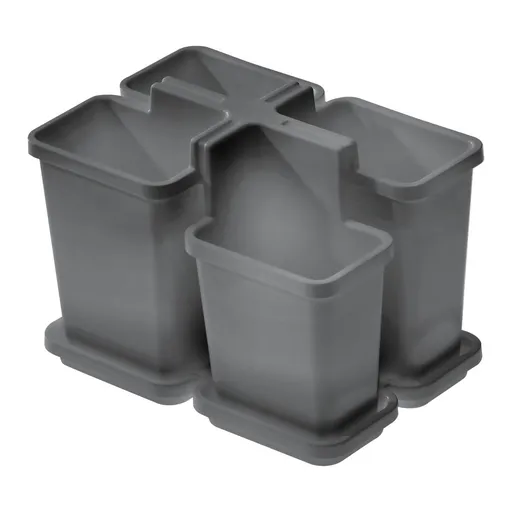 Scurgător de tacâmuri Tontarelli BELLA mic cutavă, gri, gri