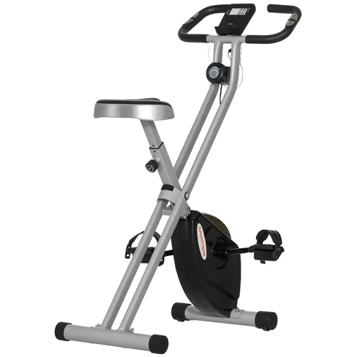 SPORTNOW Bicla 8Niv Magnetic LCD Puls | Aosom Romania
