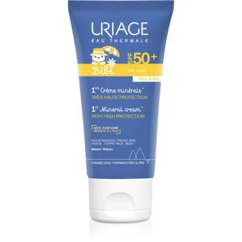 Uriage Bébé 1st Mineral Cream SPF 50+ Crema de soare cu minerale SPF 50+ 50 ml