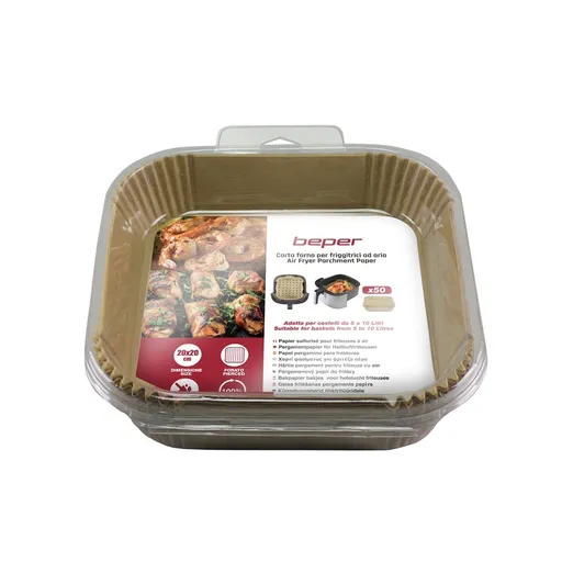 Beper C103ACC003 forme de hârtie pentru friteuzecu aer cald, 50 buc.