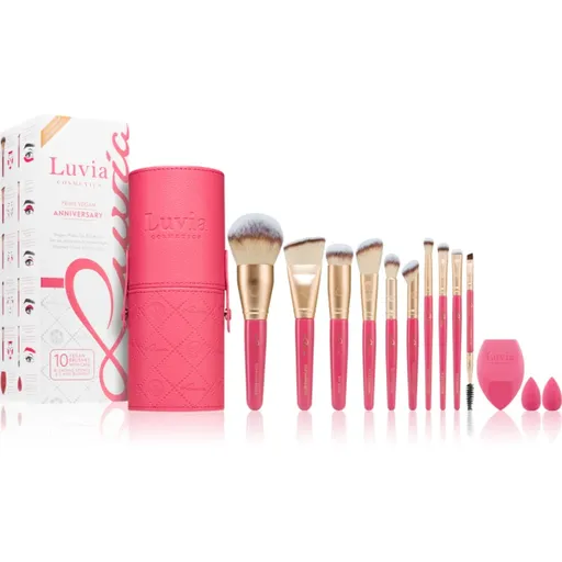 Luvia Cosmetics Prime Vegan Anniversary set de pensule cu husă