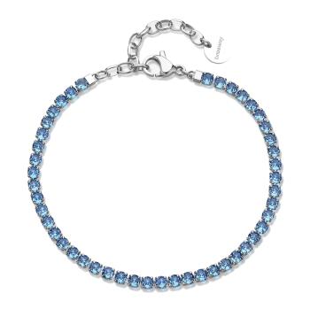 Brosway Brățară tenis din oțel cu zirconiu cubic albastru Desideri BEI107