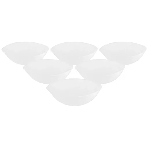 Set de boluri din sticlă opală Altom White harmony 16 cm, 6 buc