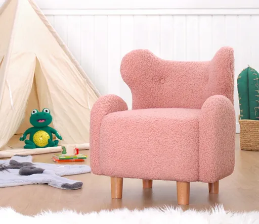 Fotoliu pentru copii, Atelier del Sofa, 209FLF1432, Roz