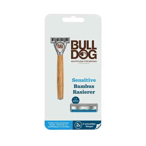 Bulldog Aparat de ras Bamboo Sensitive + 2 capete de rezervă