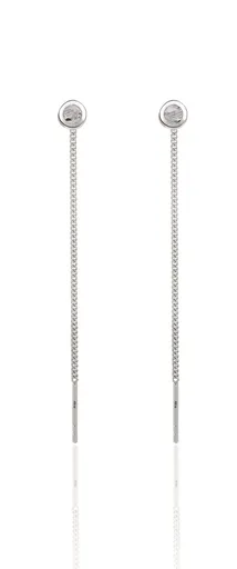 Beneto Exclusive Cercei eleganți din argint cu topaze TOPAGUV2717