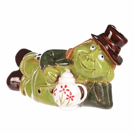 Decorațiuni de grădină Vodník ležící, ceramică, 10x 10 x 13 cm, 13 cm