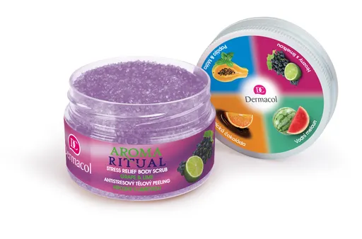 Dermacol Aroma Ritual exfoliant de corp anti-stres struguri cu lămâie verde