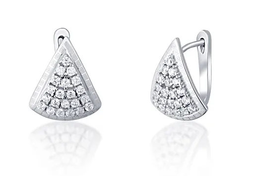 JVD Cercei la modă din argint cu zircon SVLE0361XI3BI00