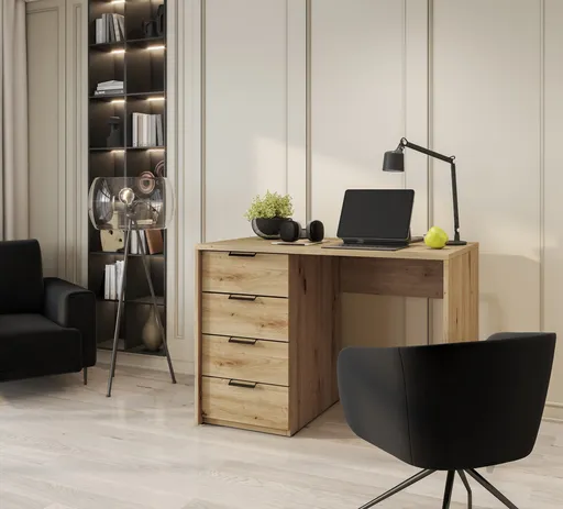 Birou ELTAP, Barold, 140x60x75 cm, PAL, stejar