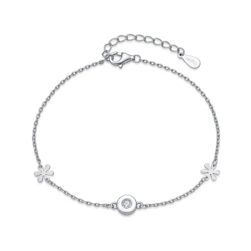 MOISS Brățară elegantă din argint cu zirconi cubici B0000857