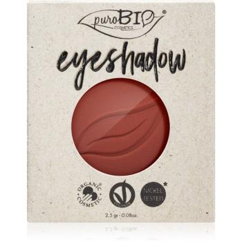 puroBIO Cosmetics Compact Eyeshadows fard ochi rezervă culoare 13 Marsala 2,5 g