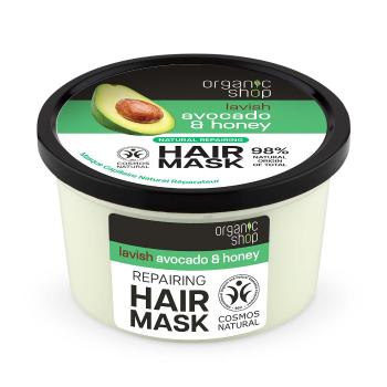 Organic Shop Mască regenerantă pentru păr Avocado & Honey (Repairing Hair Mask) 250 ml