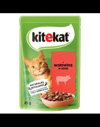 KITEKAT vita in sos 28x85 g pliculet hrana pisica adulta