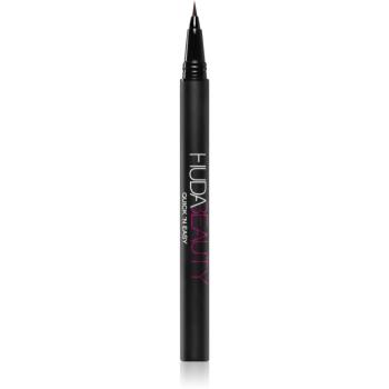 Huda Beauty Quick 'N Easy Precision Liquid Liner eyeliner culoare Very Brown 1 ml