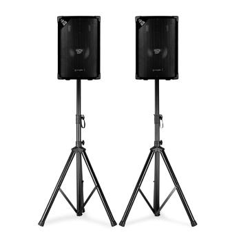 Skytec SL8, disco boxe cu trepied 8" woofer, 200 W max. + sac/accesoriu