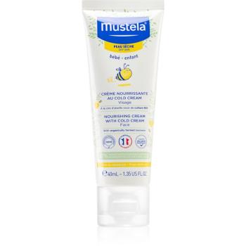 Mustela Bébé Dry Skin crema hranitoare pentru tenul uscat pentru nou-nascuti si copii 40 ml