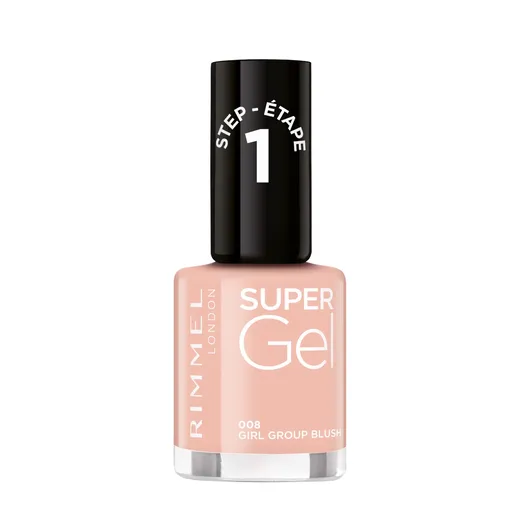 Rimmel Gel lac pentru unghii Super Gel (Nail Polish) 12 ml 008 Girl Group Blush